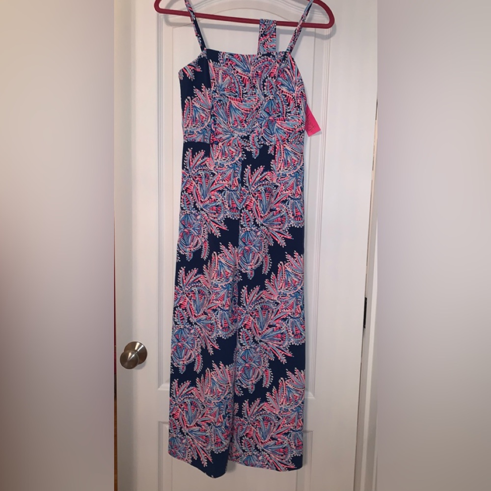 🏝️Lilly Pulitzer Sandra Jumpsuit SZ 0 NWT🏝️ - Picture 2 of 13